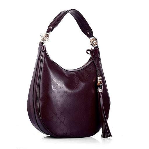 1:1 Gucci 232962 GG Twins Medium Hobo Bags-Purple Proof Material - Click Image to Close